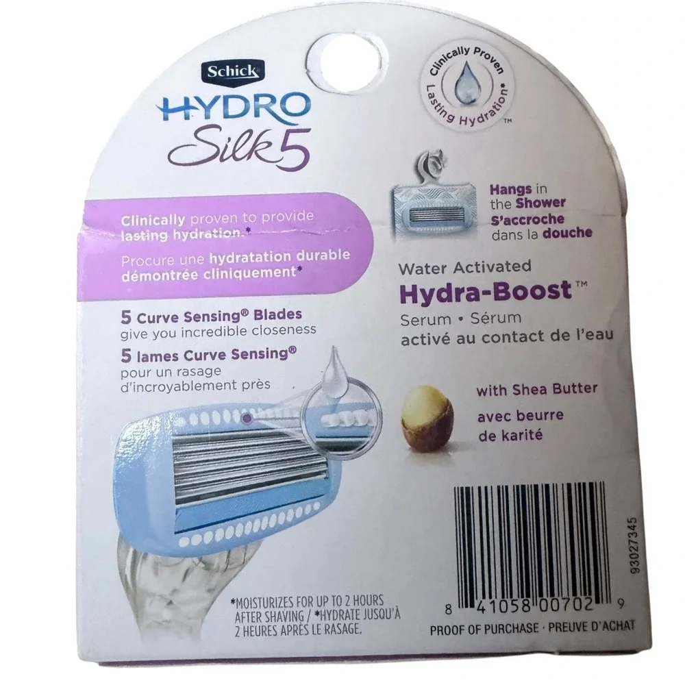 Schick Hydro Silk Shower RAZOR REFILLS 4 PER BOX* New